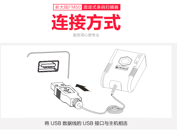 新大陸NLS-FM50掃描器 一維/二維條碼掃描平臺